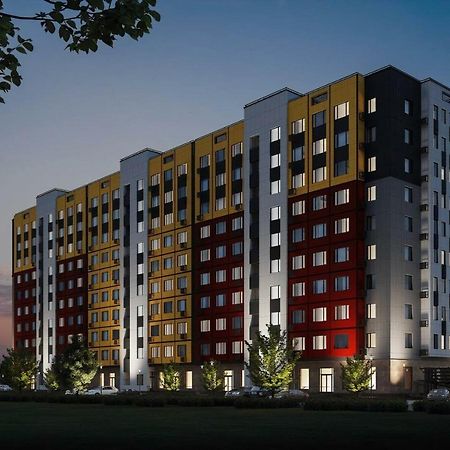Уютная Квартира-Студия Жк Lotus Terrace Lägenhet Alma-Ata Exteriör bild